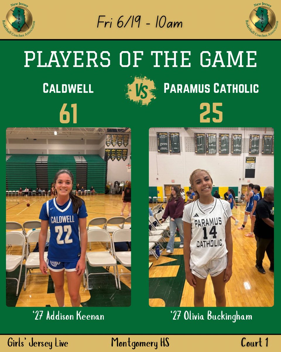 NJBCA_Official's tweet photo. 10am Players of the Game! #NJBCA #GirlsJerseyLive @jchsgirlshoops @dtownwestgbb @HCLadyHawkHoops @GSB_WBB https://t.co/j8dJXelgKu