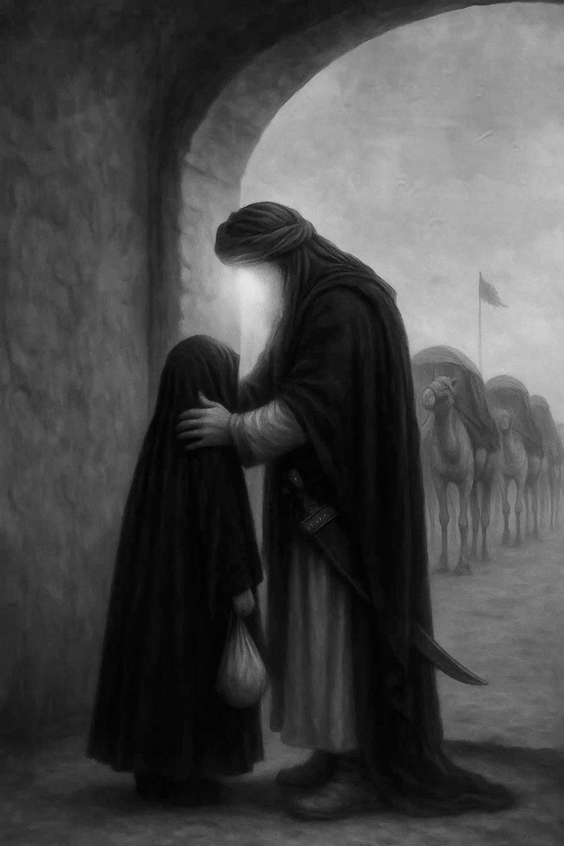 lwelo52's tweet photo. |لَيلَة ٣ مُحرمَ|
"السلامُ عَلَى مَنْ رَأْتْ الركب يسِيرُ إلى المنايا وهي تودعهم بألمها وبجسدها النحيل، السَلامُ على مُدللة الحُسين فاطمة"💔🏴.

#محرم_١٤٤٨هـ #فاطمة_العليلة https://t.co/lPLSM2V1bO