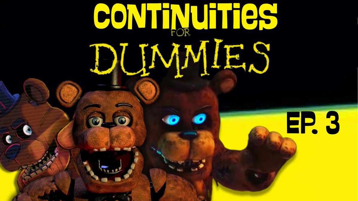 DatPurplePerson's tweet photo. Are the many continuities of the #FivenightsatFreddys universe getting to you? Well fear not as  I have a video breaking down the continuities in an understandable short video (link below) https://t.co/GWHiQqkVuF