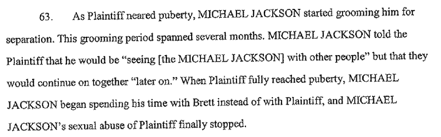 honestlygd's tweet photo. @StanleyJerkins we know thats your alt account bro 😭 anyways, he claims the abuse FINALLY STOPPED when MJ started hanging out with brett (around 1992)

at no point in his complaint does he mention it continuing afterwards, especially in any train stations at 16 years old https://t.co/EHGJS4hPd1