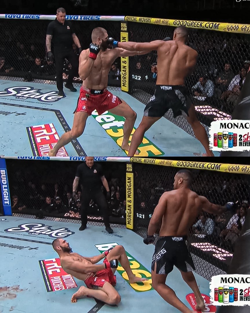 surfsupcodi's tweet photo. @jirienjoyer @whocareszz77 2nd ufc fight vs. most important fight of his career. 

Out cold by a cripple. https://t.co/1FxV1ONvJX