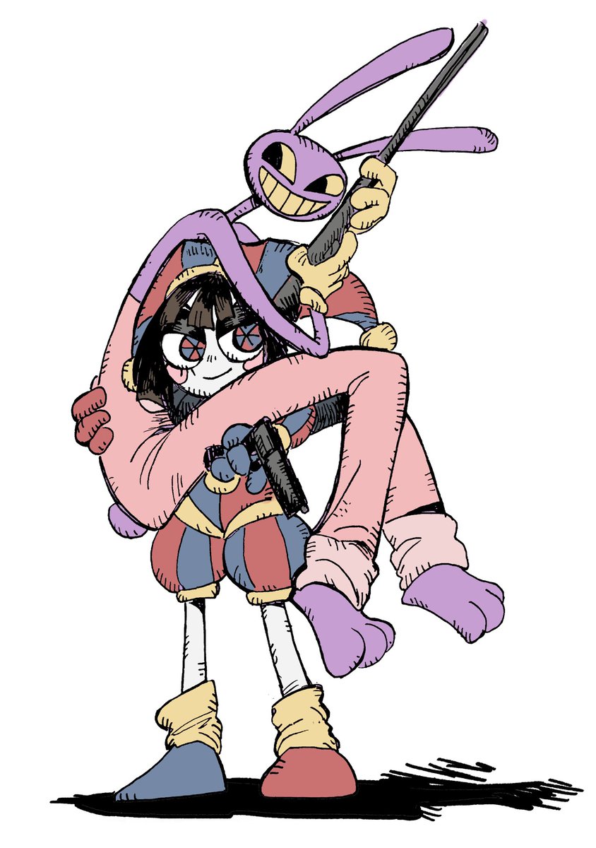 komemerda's tweet photo. I like it when they have guns #tadc #funnybunny https://t.co/XE1BkrO3YB