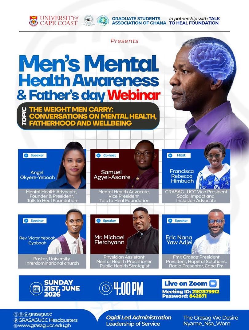 _talktoheal's tweet photo. We come your way with another power packed webinar in collaboration with GRASAC-UCC. Make a date and join this movement!🤍 https://t.co/RBFXgSlV57