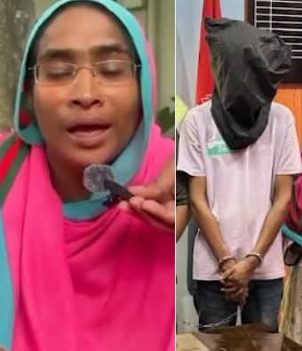 qasm588's tweet photo. ہوس نے ماں کو ڈائن بنا دیا🚨
 :اپنے ہی بچوں کو کھا کے بین ڈالنے والی چڑیل 12 گھنٹوں میں بے نقاب :✅
 سیالکوٹ کے نواح میں چند ماہ قبل پیش آیا افسوسناک واقعہ 💔: تصویر میں نظر آنیوالی عورت اپنے شوہر اور دو بچوں کے ہمراہ ایک ڈیرے پر رہائش پذیر تھی ،
 شوہر صبح کام پر چلا جاتا ،
 یہ سارا دن بچوں کے ساتھ اکیلی اپنے گھر میں رہتی اسی دوران زمیندار کے بیٹے کے ساتھ اس عورت کے تعلقات بن گئے ، یہ سلسلہ کافی عرصہ چلا ایک روز 6 سالہ بیٹی نے ماں کو اپنے آشنا کے ساتھ غیر حالت میں دیکھ لیا تو اس نے کہا میں ابو کو بتاؤنگی 
۔۔۔ 
عورت نے بچی کو پیار محبت اور پیسے و چیزوں کا لالچ دے کر چپ کرا دیا ، مگر اب یہ بچی ان کی راہ میں رکاوٹ تھی ،
 جب بھی اسکا عاشق گھر آتا بچی ادھر ادھر ہونے کا نام نہ لیتی ، 
یہ وہ وقت تھا کہ عورت اپنی غلطی پر نادم ہو کر توبہ تائب ہوتی مگر اس  ہوس اور بے چارگی نے اسے ڈائن بنا دیا ،
 اب وہ اپنے عاشق کے ساتھ بچی کو راستے سے ہٹانے کے منصوبے بنانے لگی ، ایک روز وہ اپنی بیٹی کو نزدیکی قبرستان لے گئی جہاں کسی کے آنے جانے کا کوئی امکان نہ تھا ، وہاں اسکا عاشق موجود تھا دونوں نے ملکر بچی کو گرا لیا اور اینٹوں کے و۔ار سے معصوم کلی کو کچل ڈالا ، 
اتفاق سے 3 سالہ بیٹا بھی ماں اور بہن کے پیچھے قبرستان آگیا ، اس نے سارا منظر دیکھا تو چیخ وپکار کرنے لگا ، شیطان تو پہلے سے سر پر سوار تھا ماں نے بچے کو بھی پکڑ لیااور عاشق کے ساتھ ملکر اسے بھی بے دردی سے ق۔ت۔ل کر ڈالا ،
 اسکے بعد عاشق کہیں چلا گیا جبکہ عورت گھر آگئی ، 
گھر آکر اس نے شور مچانا شروع کردیا کہ میرے دونوں بچے غائب ہیں لگتا ہے کوئی انہیں اغ۔وا کر لے گیا ہے ،
 شوہر گھر آیا تو عورت نے اسے اطلاع  دی مسجدوں میں اعلانات ہونے لگے ،
 بچوں کی تلاش شروع ہوئی تو تھوڑی دیر میں خبر آئی کہ دونوں بچے قبرستان میں مردہ حالت میں پڑے ہیں ، یہ سن کر ماں یعنی چڑیل نے رونے چیخنے اور بین ڈالنے کی ایسی ایکٹنگ کی کہ ہر کوئی اشکبار ہو گیا ۔۔۔ قصہ مختصر پولیس آئی معاملہ کی چھان بین کی گئی جب معاملہ پراسرار ہونے لگا تو ڈی پی او بھی موقع پر پہنچ گئے اس دوران کسی عورت نے ایک خاتون پولیس افسر کے کان میں یہ بات ڈال دی کہ اس عورت کے ایک نوجوان سے تعلقات ہیں اس سے پوچھو، بس پھر کیا تھا ،
 مذکورہ نوجوان کو تھانے لے جایا گیا ، پولیس کی کچھ نفری مق۔تول بچوں کے گھر موجود رہی ، تھانے میں جب لتر پولا شروع ہوا تو نوجوان عاشق نے ساری کہانی بیان کرنے میں ذرا دیر نہ لگائی ، تمام تفصیلات جان لینے کے بعد ڈی پی او سیالکوٹ دوبارہ اس گھر پہنچے جہاں خاتون زور شور سے بین ڈالنے میں مصروف تھی ،اسے بھی گرفتار کر لیا گیا ، مظلوم باپ اور رشتہ داروں نے ملکر معصوم بچوں کی تدفین کر دی ، اسی لیے کہا جاتا ہے کہ عورت اگر گھر کو سنوار سکتی ہے تو ہنستا بستا گھر اجاڑ بھی سکتی ہے ۔۔