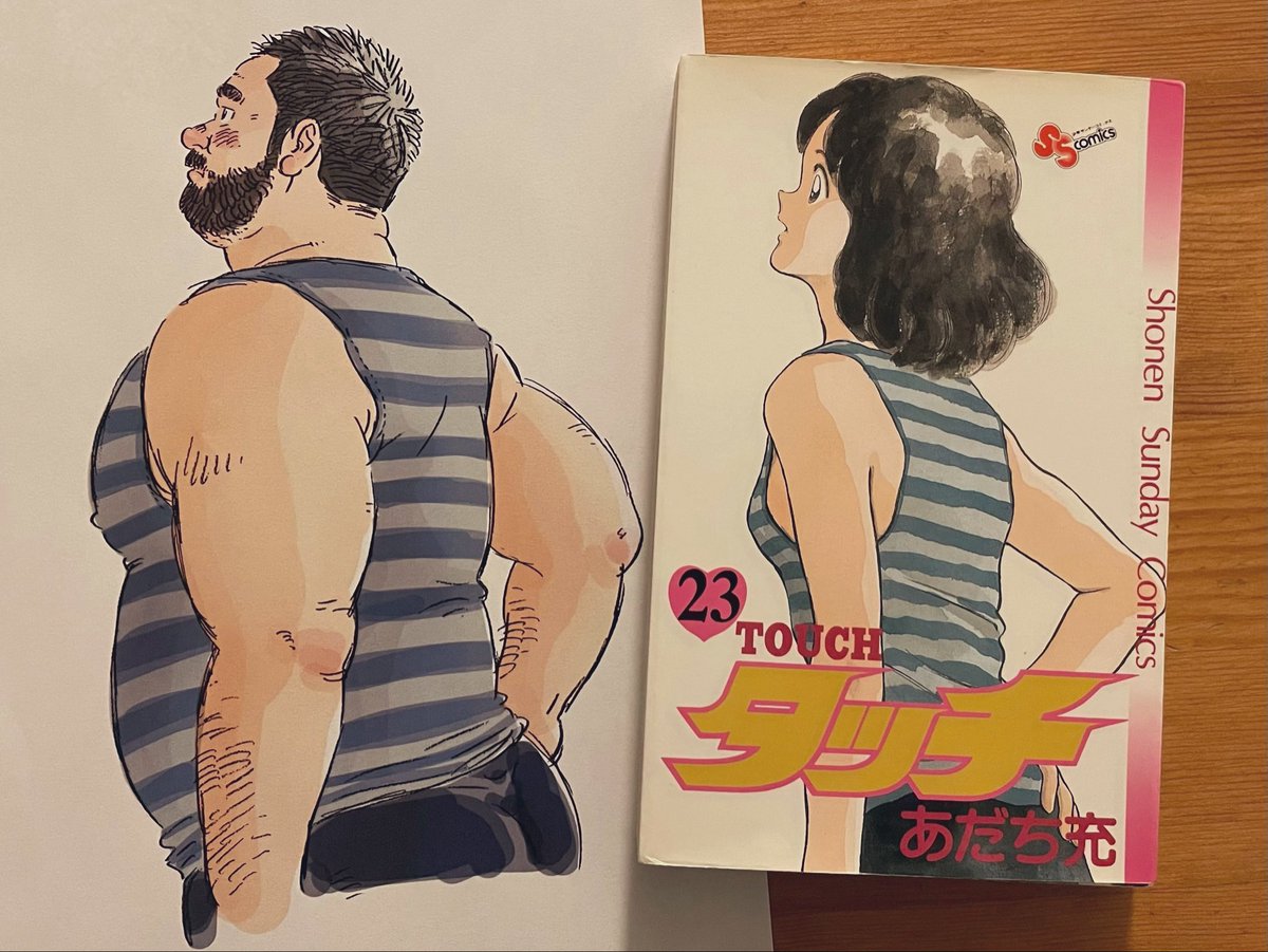 neko_yoshi_'s tweet photo. EAGLE TOKYO STOREで「犬義はあだち充作品に影響を受けて絵描きを目指し〜」的な紹介をしてくださっているそうで。ど、どうでしょう。。笑 https://t.co/YLf2v6U5uv