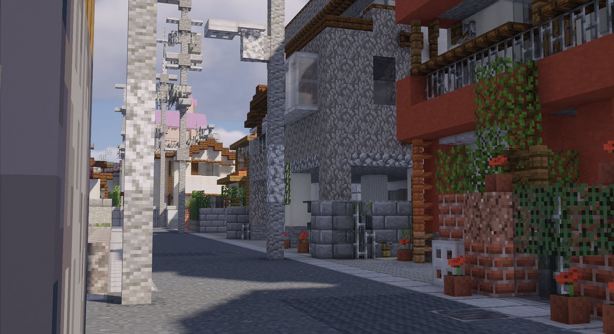 misosiu_Global's tweet photo. Street #味噌汁市  #Minecraft #Minecraftbuild https://t.co/KEdnnH7kYd