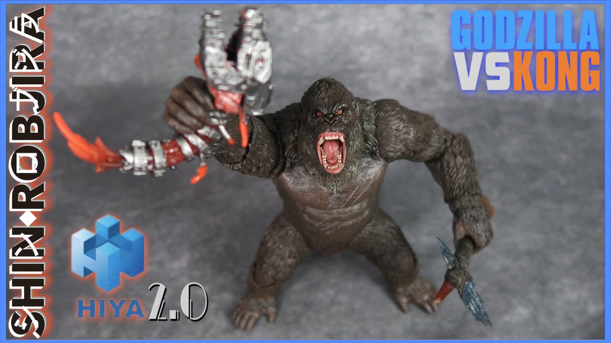 ShinRobjira's tweet photo. MECHAGODZILLA IS DEAD

Hiya Toys Kong 2.0 from Godzilla vs. Kong with Mechagodzilla's whole HEAD is here! A lot is going on, some good, some questionable, but for the third Kong with this new build, the question remains pretty on point -- KONG SKULL ISLAND 2.0 WHEN!?!

⏬LINK⏬ https://t.co/0ZvhiX3MOE