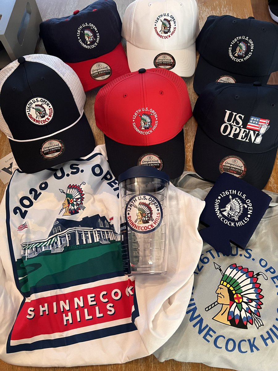 SethAJones's tweet photo. Ok, so your friends at @Golfdom made it through the merch tent… and we’ve got some #USOpen gear we’re giving away! 

To enter the drawing, do three things:

1. Follow @PBIGordonTurf 
2. Follow @Golfdom 
3. Like this tweet

We’ll randomly draw the winners on Sunday! https://t.co/eTWGm1uCbl
