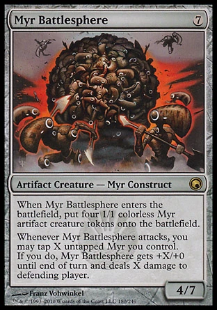Zerocato2's tweet photo. @JuecesMagic Yo tengo Myr battlesphere en campo y satya ataca y por su efecto creo una copia de Myr, se activaria el efecto de Whenever Myr attacks de tapear ? https://t.co/dgMfBJ9QES