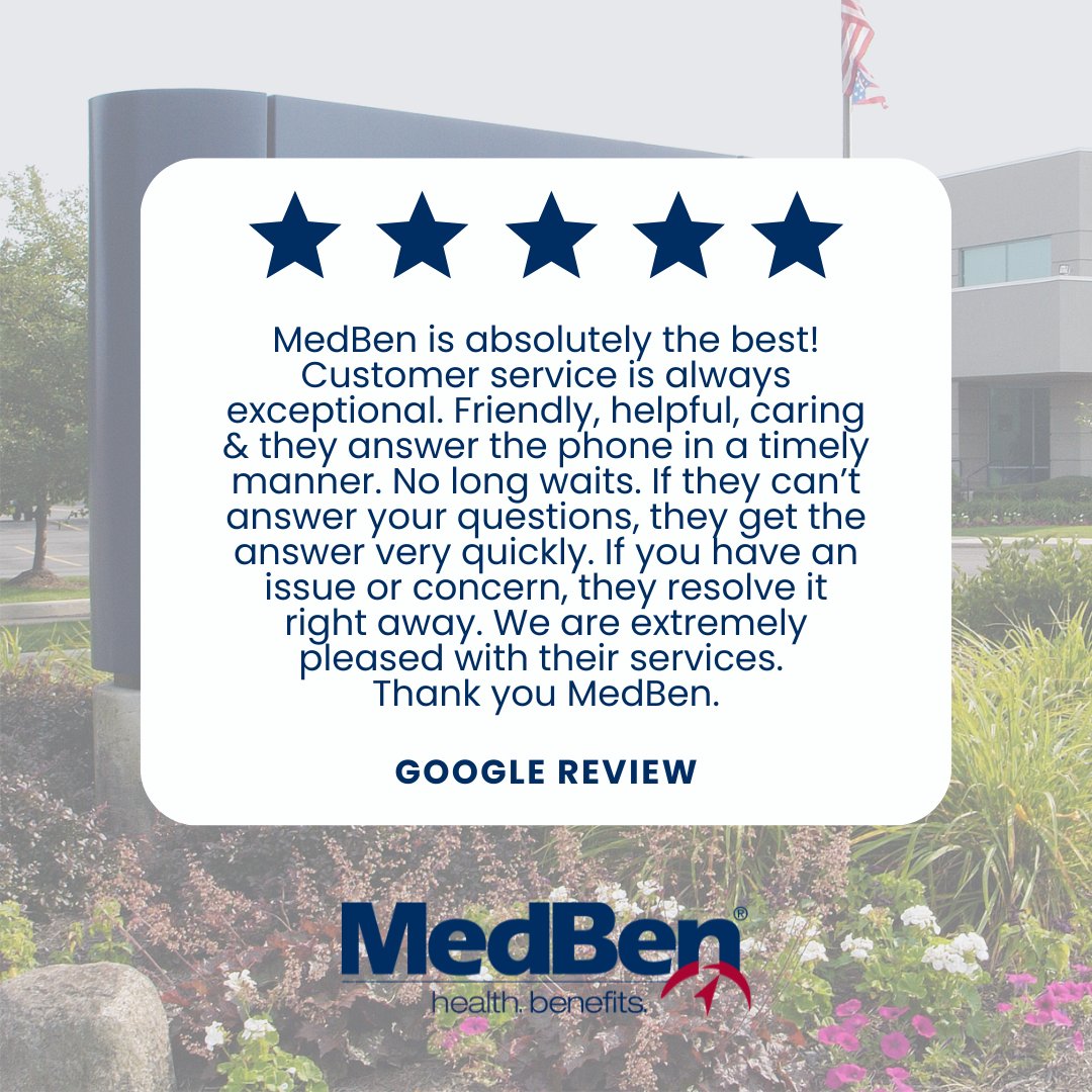 MedBenTPA's tweet photo. Real feedback from a real member.

Friendly service, quick answers, and real support are what our members deserve. We are grateful for the feedback and proud of the team that makes experiences like this possible. https://t.co/UHQuiFW5hE