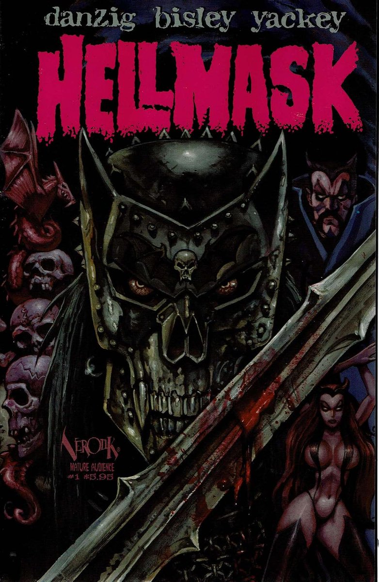 BDisgusting's tweet photo. Glenn Danzig will return to the director's chair to direct HELLMASK, a film adaptation of his own comic book.

A violent gothic tale, Danzig’s Hellmask is set against a brutal medieval backdrop filled with dark magic, armored warriors and massive bloody battle scenes. https://t.co/VATbQqgUET