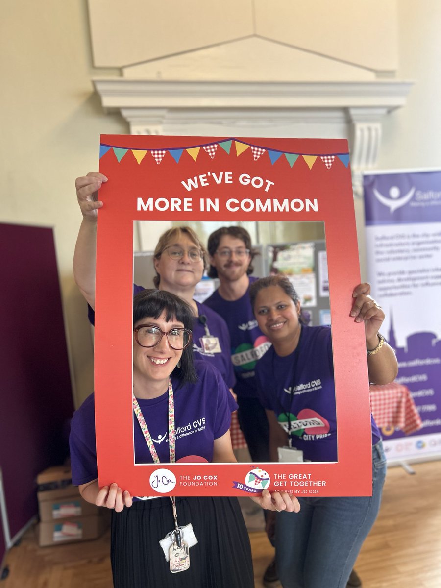 MattersSalford's tweet photo. @great_together Salfords Great Get together today in Eccles! Thanks everyone coming and connecting! What a great turn out for from our community showing we’ve got more in common than divides us #Salford #moreincommon https://t.co/DnLUXLRdxQ