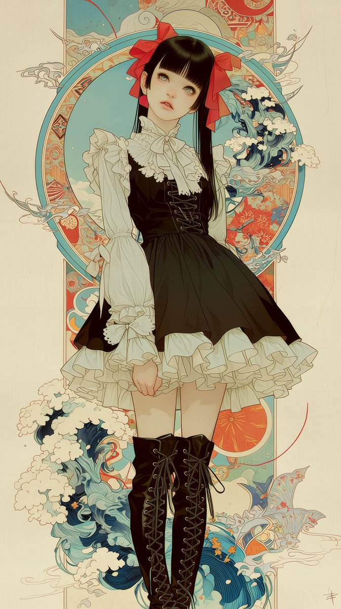 mim33403's tweet photo. #和柄AIart祭

和柄×ゴスロリ https://t.co/AbD1q8xUcZ