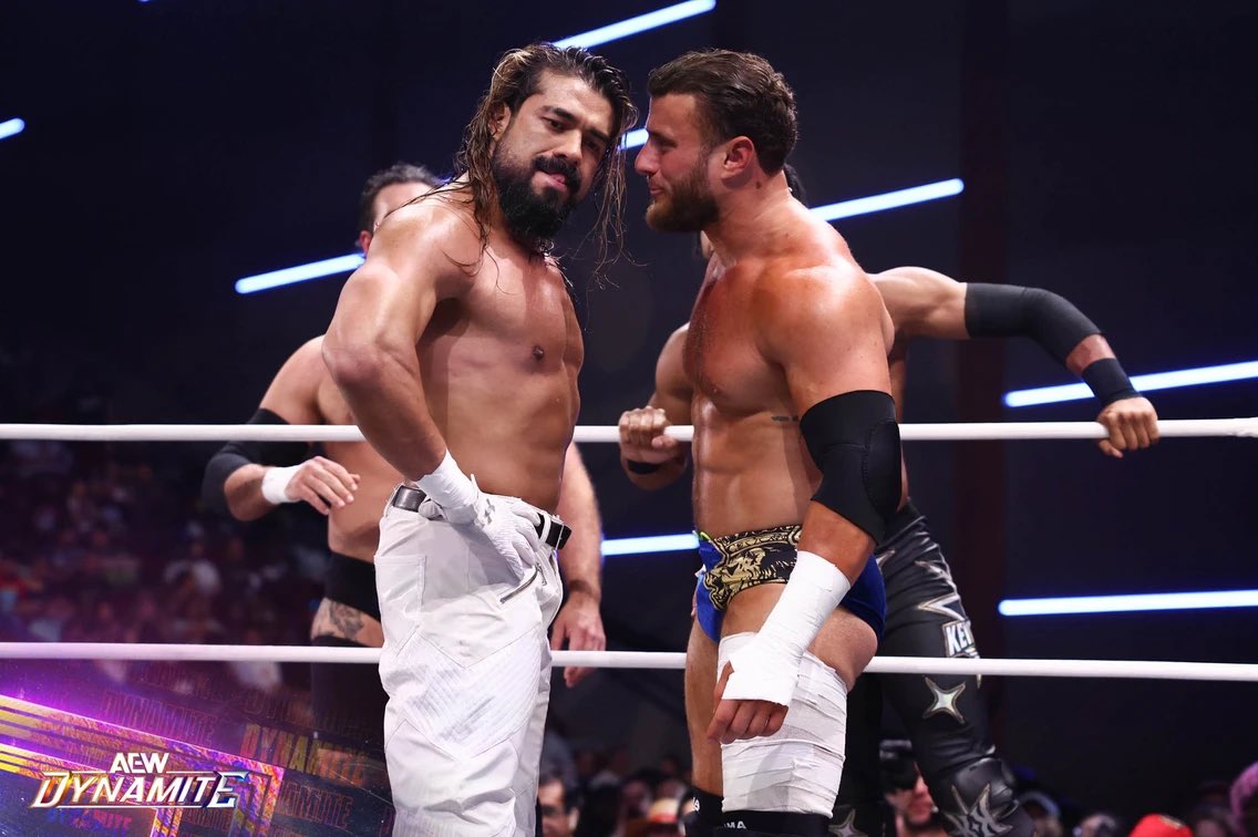 DevilIsBetter's tweet photo. You know what's funny? even tho I'm injured i still show up. because i'm the man around here it shows that nobody's on my level. 

All the boys want a shot at the triple b baby kiss that dream goodbye, the only way this title comes off me is if I'm dead.

#AEWDynamite https://t.co/Igqeu12Gvi
