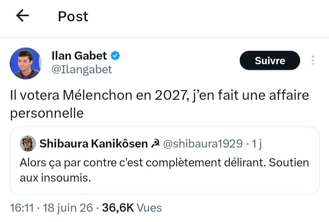 Sachoirez_Leuh_'s tweet photo. @Ilangabet "J'en fait une affaire personnelle"
Correction Mr. le "Juriste" =
"J'en #faiS une affaire personnelle"
🤗
Dans vos affaires "personnelles", vous en êtes où depuis 2024 ? https://t.co/QxpOJ1wSMQ