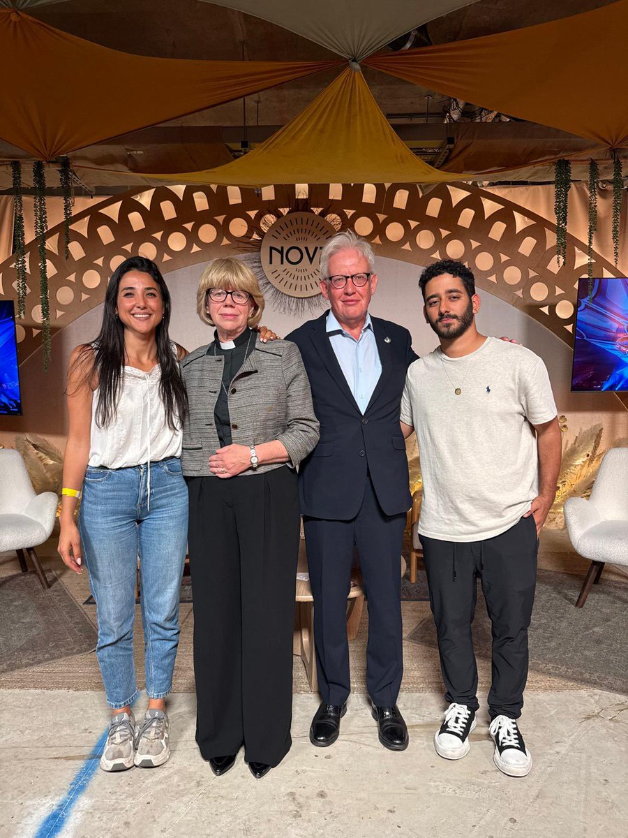 ArchbishopSarah's tweet photo. It was deeply shocking and moving to visit the @novaexhibition in London this week, and a privilege to meet with relatives of those who were murdered in the 7 October attacks. https://t.co/lJFmfhAxVx