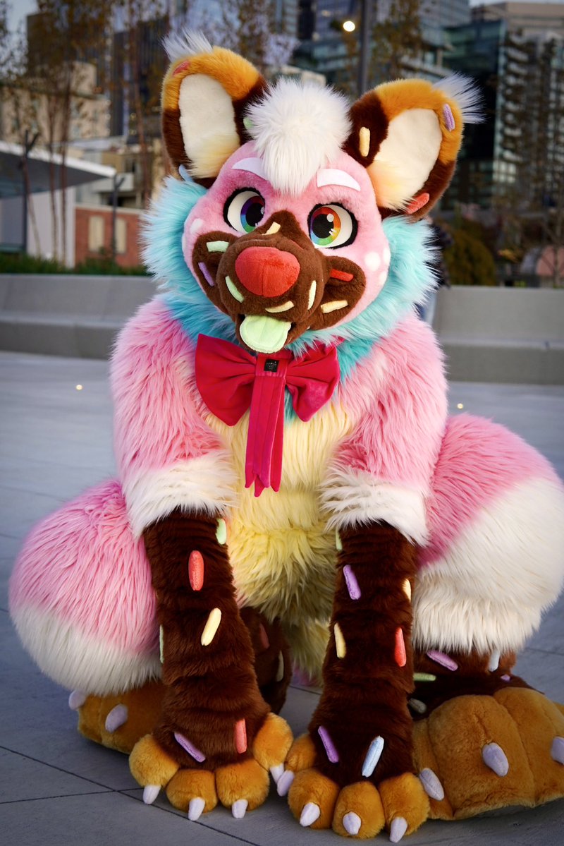 sprinkle_dog's tweet photo. i hope i’m your favorite sprinkle dog 🩷✨ #fursuitfriday https://t.co/MEU7MaCCXJ