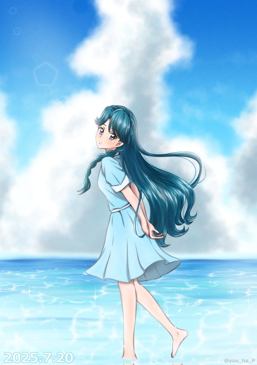 yuu_ha_P's tweet photo. #青が入った作品を見せてください https://t.co/CwNJOnp5NV