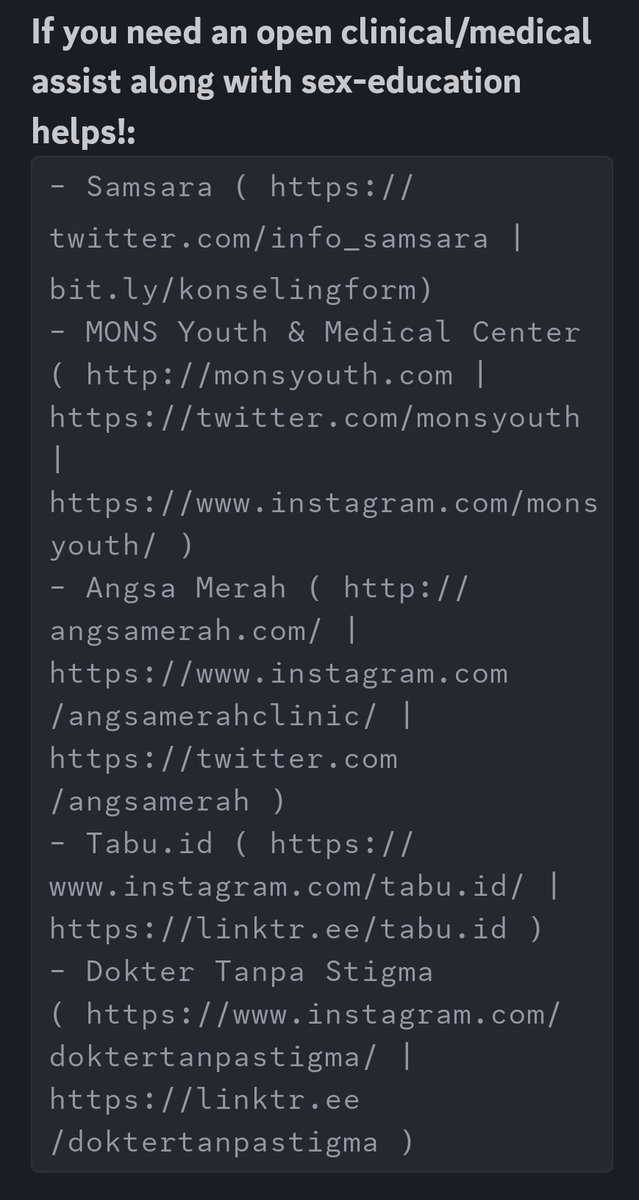 eternaleterniti's tweet photo. @stxrryrai Ini ada list resources dari server queer, jadi kuasumsikan queer friendly. Tapi just in case coba background cek dulu ya kalo mau kontak mereka, aku ga pernah pake so unfortunately I cannot vouch for them https://t.co/3jZMl5Evtl