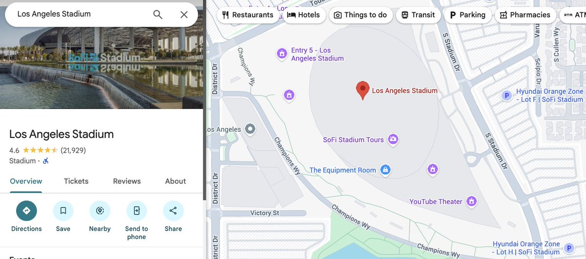 mr_chenliang's tweet photo. When you search for SoFi Stadium, it shows up as LA Stadium.

FIFA is unbeaten https://t.co/qD1OXCynxt