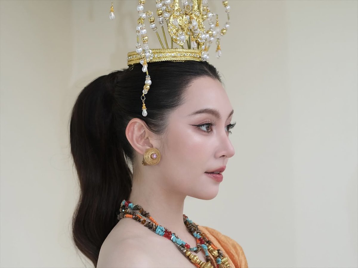 Jdimassy's tweet photo. ตัวแม่ชุดไทยคัมแบคค่ะ 🙌🏻🧡✨ #เบลล่าราณี https://t.co/pfpGFFBfR7