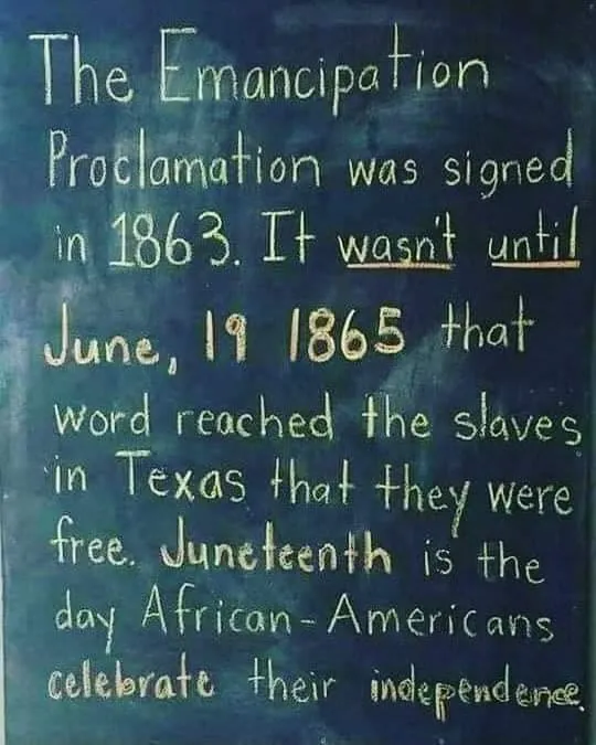 maddenifico's tweet photo. Happy Juneteenth. https://t.co/chY6Qv0xXQ