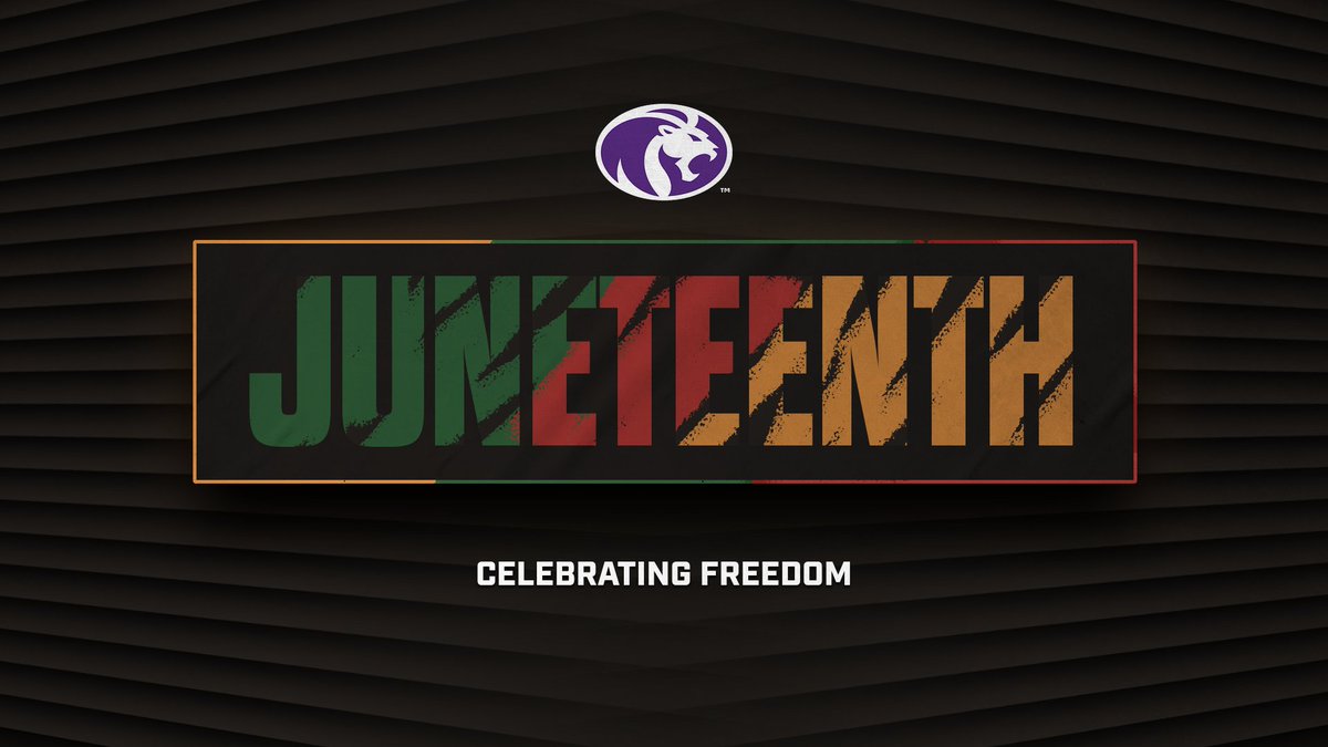 UNAAthletics's tweet photo. A great day to celebrate freedom!

#Juneteenth https://t.co/m3kvvxUPaC