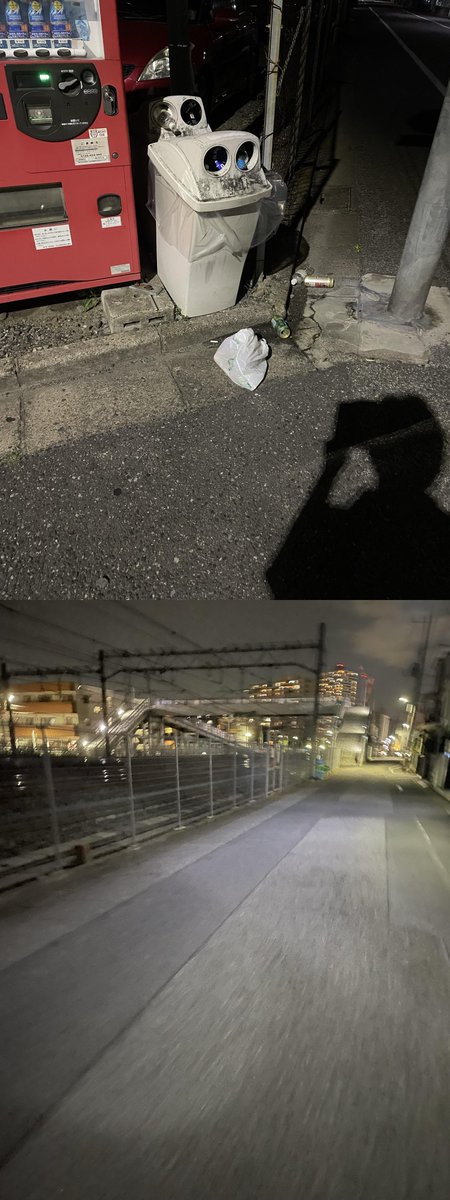 kawaguchi_safe's tweet photo. 【活動報告】蕨と西川口周辺をパトロール。

写真にはゴミが写っていますが、めちゃめちゃ綺麗になってるというのが素直な感想です。

以前夜パトロールした時とは別の町と言ってもいいくらい。

爆音で走る車もスピード違反で走る車も1時間以上のパトロールで1台も見ませんでした。

私たちの活動が少なからず町の治安に良い影響を与えたと思いたい。