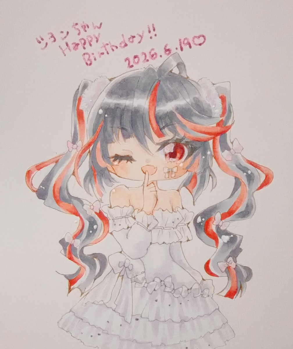 koconeeeee's tweet photo. シヨンちゃんお誕生日おめでとう😭😭😭
可愛いもクールもオールマイティなシヨンちゃんが大好きです！！
ライブで活躍する姿と笑顔を来年も再来年も………………………！
ずっと応援してます🎀✨

#シヨン誕生日 https://t.co/mR6korJBWk