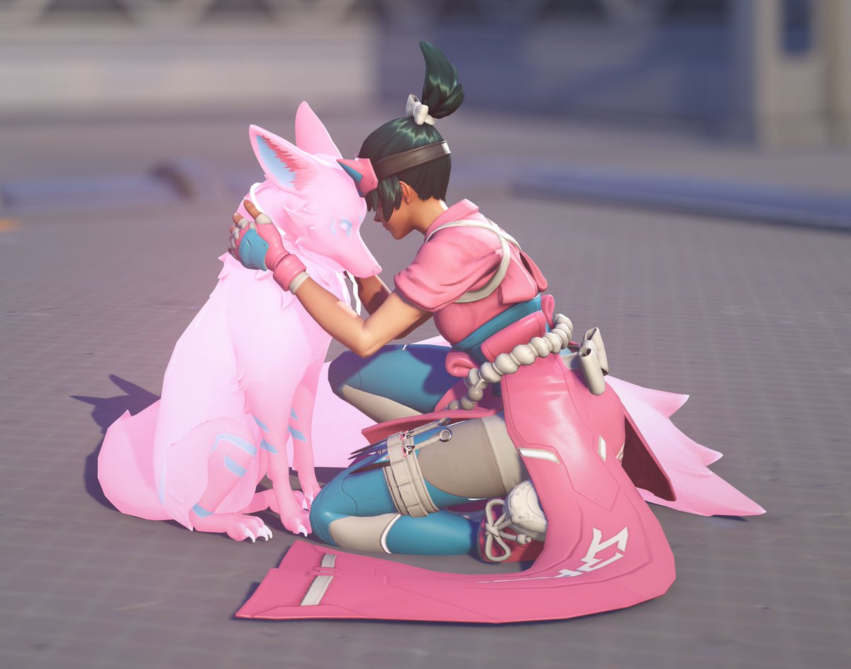 NixLupus31's tweet photo. Just a reminder Kiriko's Kitsune already exists in many different colours on her Owl skins so it would be no work at all to at least colour match it to the skin https://t.co/uVvuOucchw