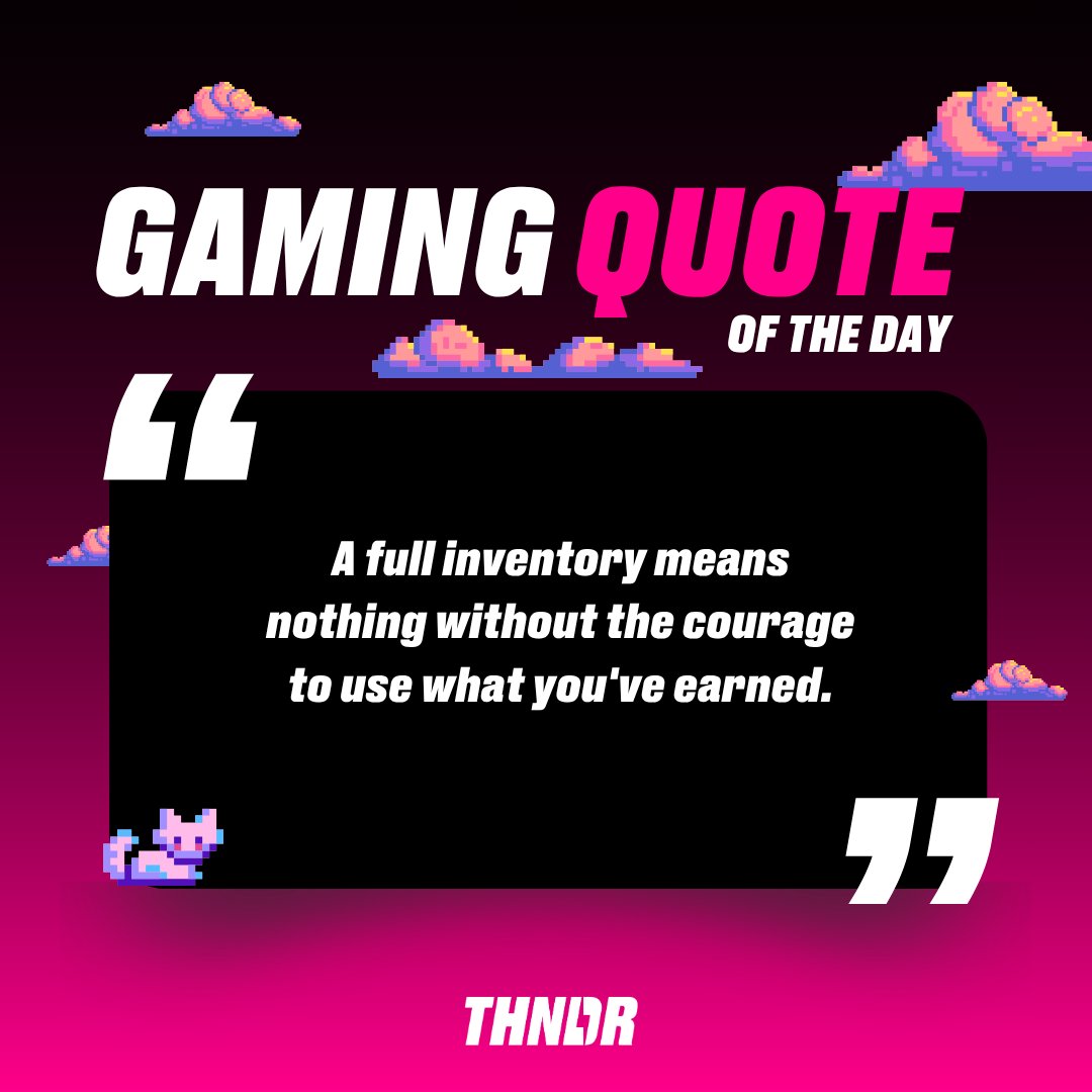 THNDRGAMES's tweet photo. 🎮 Gaming Quote Of The Day 🎮 https://t.co/b0ynDDyTzP