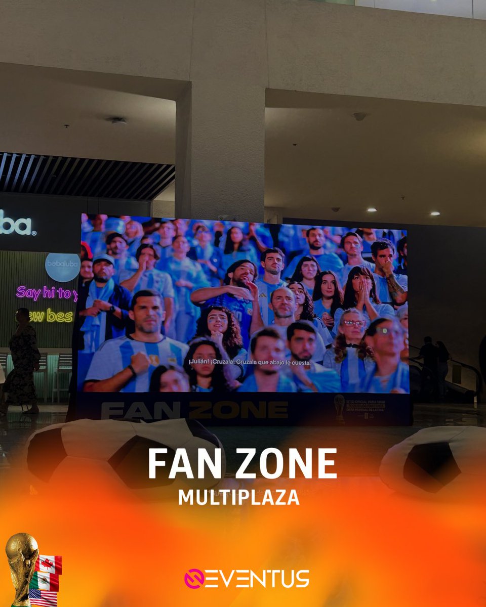 theeventussv's tweet photo. ¡Aquí te dejamos un par de opciones para que puedas disfrutar de los 104 partidos con el mejor ambiente!⚽️🏟️
Y si quieres más evento sobre futbol puedes verlos acá ➡️🇸🇻 https://t.co/RBp8De52EJ
#mundial2026 #enelsalvador #partidos #paratiii https://t.co/OaB6y046T7