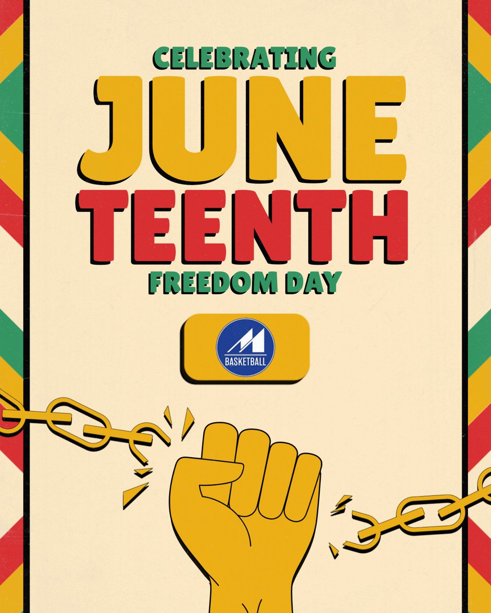 MSUCometsMBB's tweet photo. Today, we celebrate freedom. 

#Celebrate | #Freedom | #Juneteenth https://t.co/Hx6JK8joqW