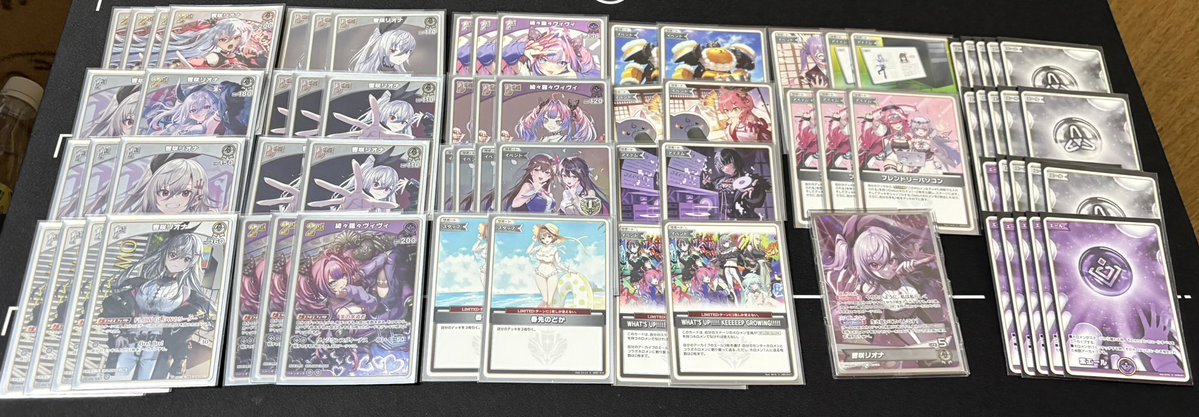 nekosaba_ssbu's tweet photo. とりあえず新弾のカードでアップグレード

新2nd入れたりパパ入れたりちょっと足しただけでもガラッと変わった
リオニコは微調整して一旦前環境のまま使ってみます

土日で色々試すぞーー！！
 #響咲リオナ
 #ホロカ https://t.co/8K2IdqHVuf
