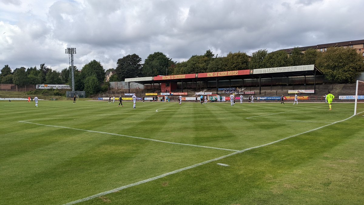 Dumbartonfc's tweet photo. ✅ We can confirm that our match against St Mirren on Saturday July 11 in the Premier Sports Cup will take place at Albion Rovers' Reigart Stadium.

We'll see you at our home away from home, Sons 👊

Full story ⬇️

https://t.co/PLQFN9X5LA https://t.co/EPawIjMhxW