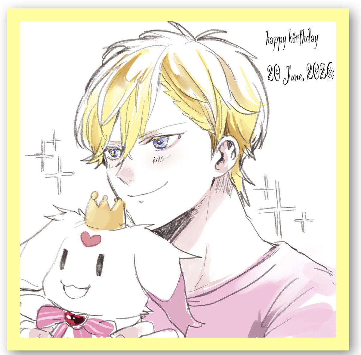 yayamal1's tweet photo. 誕生日おめでとうございます〜！！！！🎉🎂
大好き‼️‼️‼️💛
#六弥ナギ生誕祭2026 https://t.co/1Kw3xUIVvw