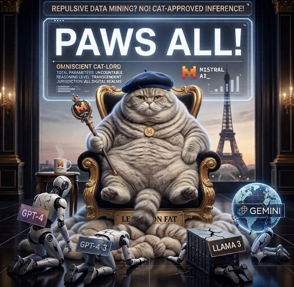 deficashflow's tweet photo. @tikopumps the fattest parameter and most powerful  LLM has no ceiling. $Chaton to billions where it belongs https://t.co/m34VUu1Ywa