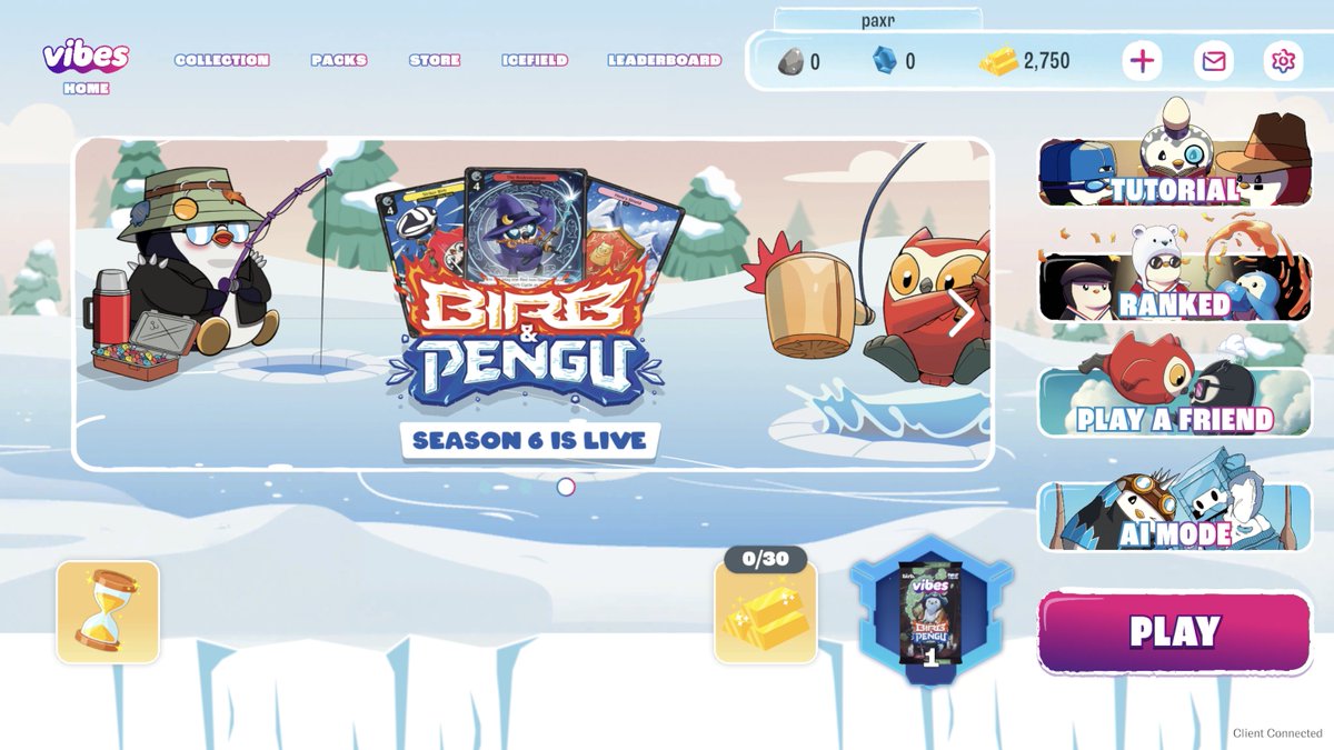 vibes_tcg's tweet photo. Vibes Online major update

- Birb &amp; Pengu is now live
- Full digital economy rework
- Battle Passes and more.

Download now on Windows and Mac at https://t.co/9xbpK2O1dF &amp; Epic Games. https://t.co/93M9TrUM5I