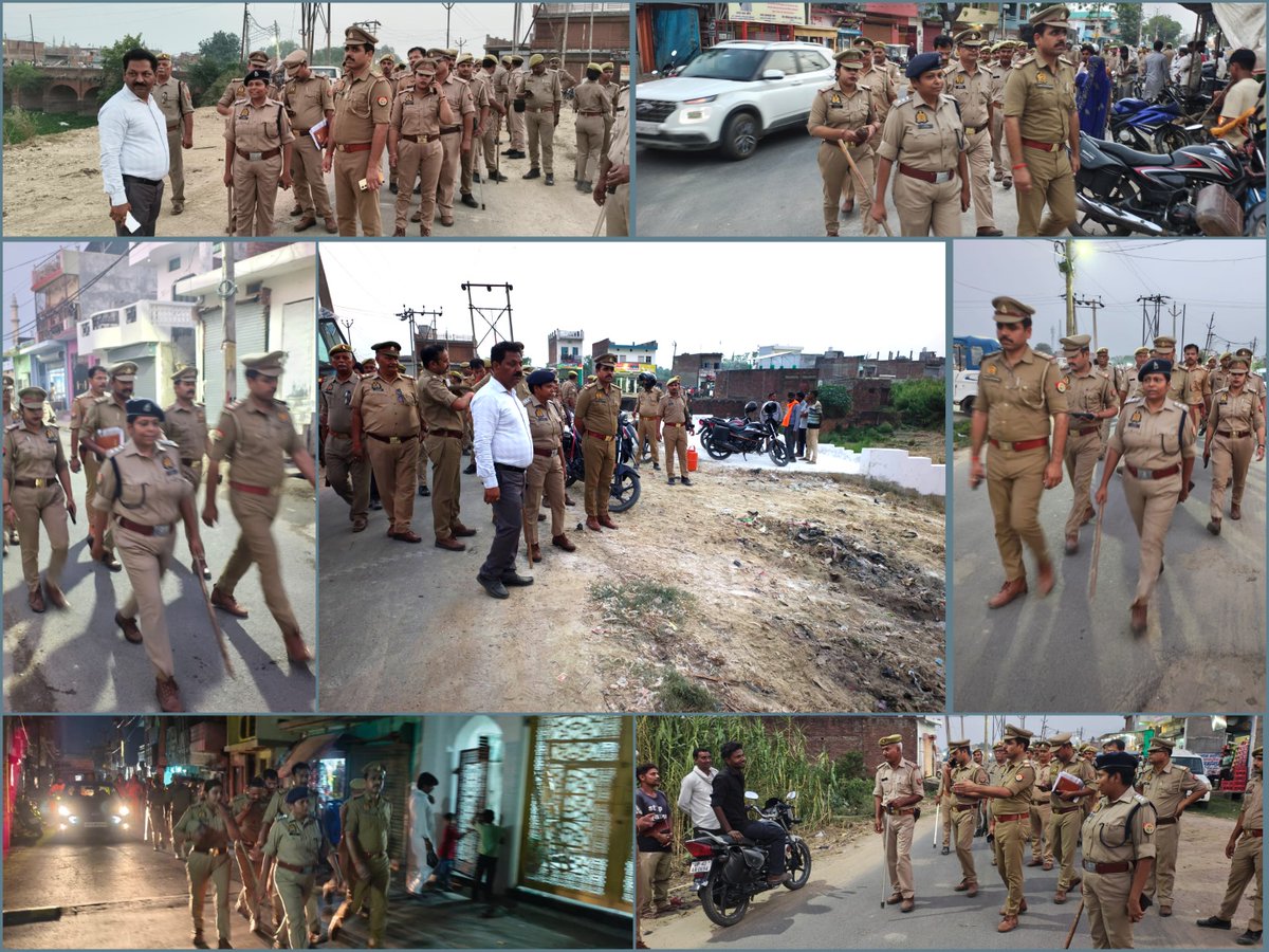 balrampurpolice's tweet photo. #BalrampurPolice
#SPBalrampur के निर्देशन में #COCity द्वारा आगामी मोहर्रम पर्व के दृष्टिगत शहर के संवेदनशील स्थानो पर पैदल गश्त कर सुरक्षा व्यवस्था का लिया गया जायजा
स्थानीय नागरिकों से संवाद स्थापित कर शांति, सौहार्द एवं आपसी भाईचारे के साथ पर्व मनाने की अपील की गई। https://t.co/Hi1cC8kwNa
