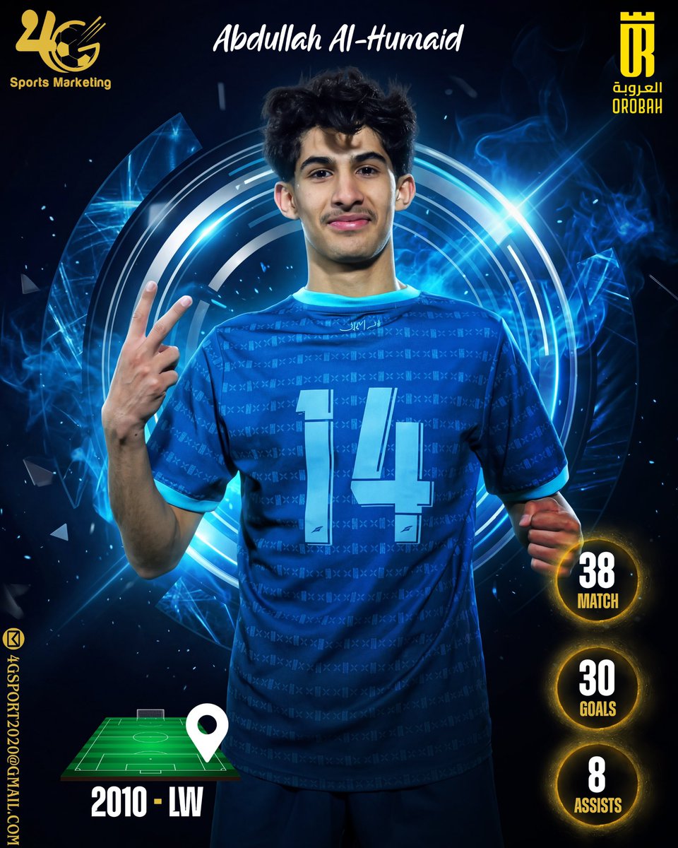 4gsport2020's tweet photo. ️ بطاقة إحصائية | موسم 2025-2026 ⭐️😍

موكلنا عبدالله الحميد يواصل الابداع بقميص #العروبة https://t.co/zVTJrSvIjy