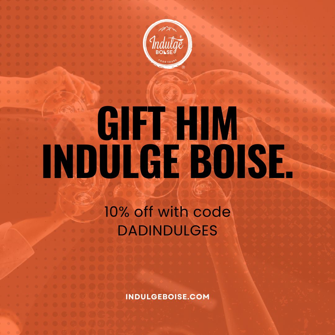 IndulgeBoise's tweet photo. Shopping for:

🍔 Foodie Dad
📜 History Buff Dad
🏙️ Architecture Dad
🚴 Adventure Dad
🤷 "I don't need anything" Dad

Give him Indulge Boise.

Gift cards are 10% off through Father's Day with code DADINDULGES.

https://t.co/QQZ6vJiYLN

#IndulgeBoise #FathersDay #DADINDULGES https://t.co/LljblROKBt