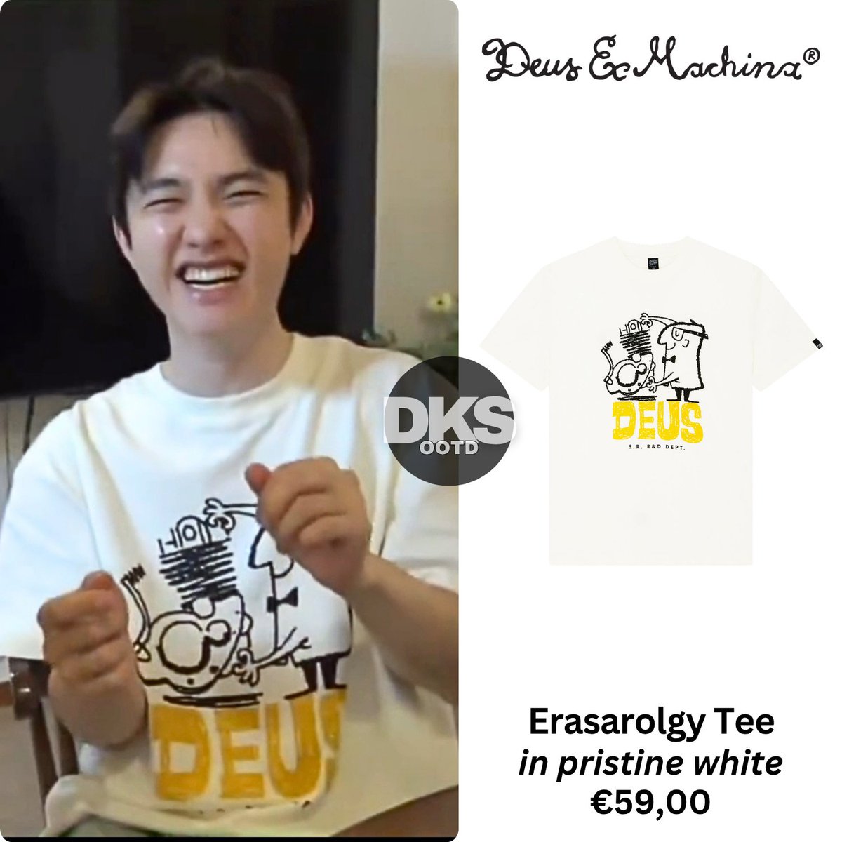 DKSOOTD's tweet photo. 260619 Doh Kyungsoo 도경수 at GBRB: Kong Kong Pam Pam EP1

DEUS EX MACHINA Erasarolgy Tee in pristine white

#FarmOperation_GoGoFarm #콩심은데콩나서가고팜하고팜동물농장 #콩콩팜팜 #도경수 #DOHKYUNGSOO #디오 #都敬秀 #ギョンス 
@DOHKYUNGSOO_X https://t.co/5IubyaSplN