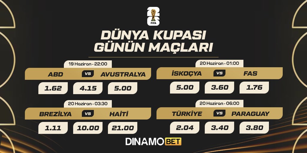 dinamomedya's tweet photo. ⚽ Dünya Kupası heyecanı DinamoBet’te!

🏆 DinamoBet ile  Kazanç fırsatlarını artıran özel oranlarla maç keyfini zirveye taşı.

📺 Favori takımını DinamoTV’de ücretsiz izle. 

⭐ Ayrıcalık arayanların adresi DinamoBet! 

👉 Güncel giriş linki: https://t.co/pX9ZlMsiS9 https://t.co/HXwvcKBPeT