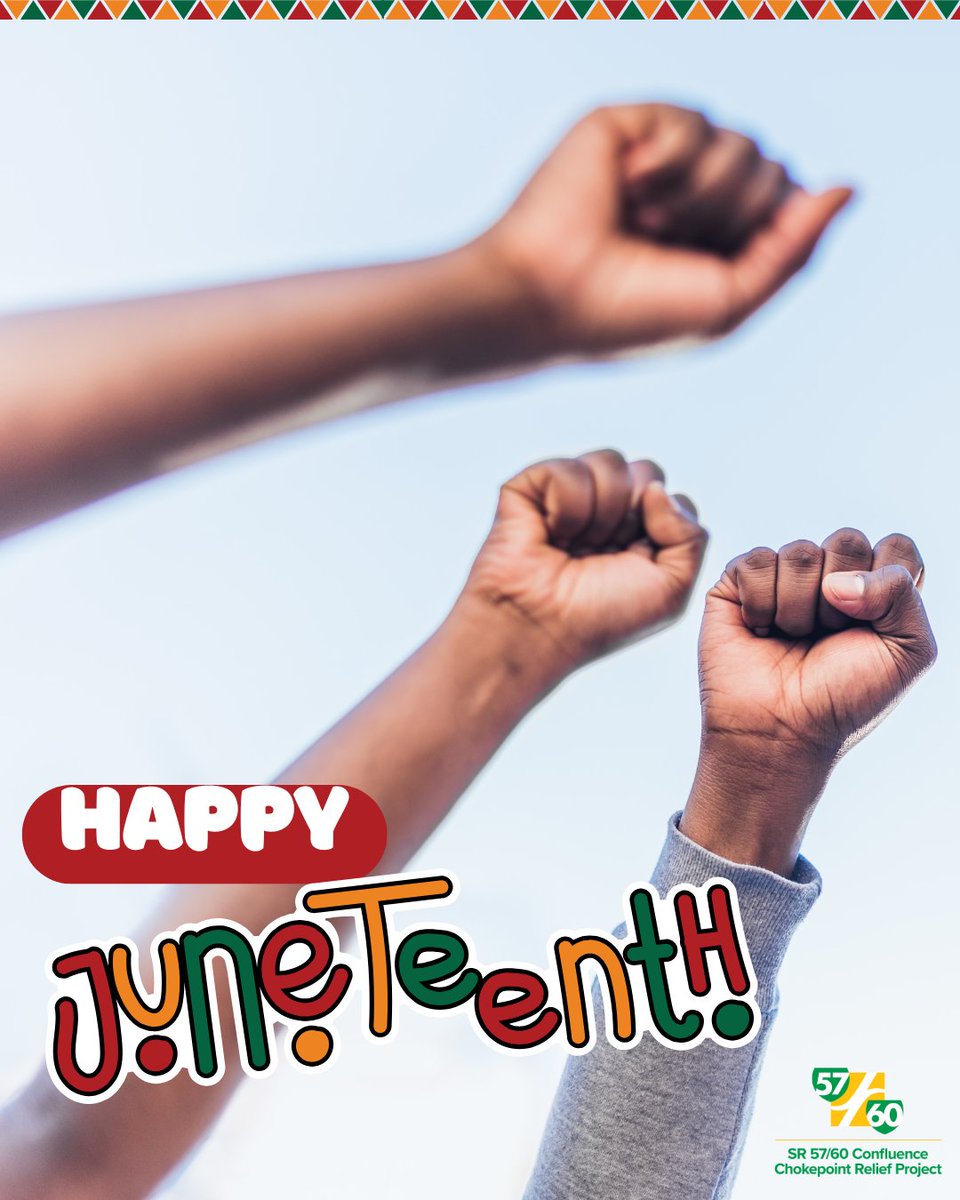 5760Project's tweet photo. Juneteenth is a reminder of resilience, freedom and the ongoing pursuit of equity and justice. We stand in solidarity with Black Americans who continue to shape our history, culture and communities. #Juneteenth https://t.co/4sTOY5UcTf