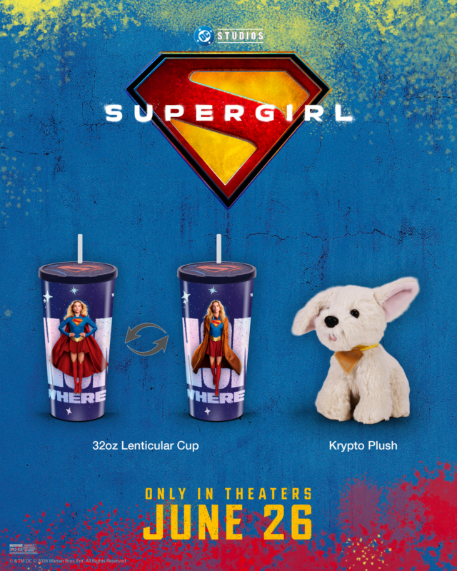 evocinemas's tweet photo. It's time to make your summer even more SUPER!

Check out our #Supergirl specialty concession items that are on sale NOW! Grab your tickets 🎟️ TODAY: https://t.co/smXF54MfZv https://t.co/RPsh5LWmGJ