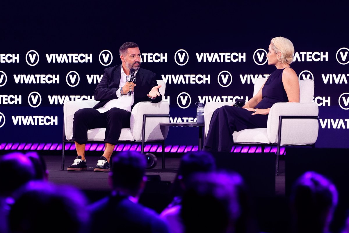_pgauthier's tweet photo. Great conversation at @VivaTech with @MelissaBellCNN  from @CNN, introduced by Maurice Lévy, on one fundamental question: how do we keep humans in control? https://t.co/At36DmHXdU