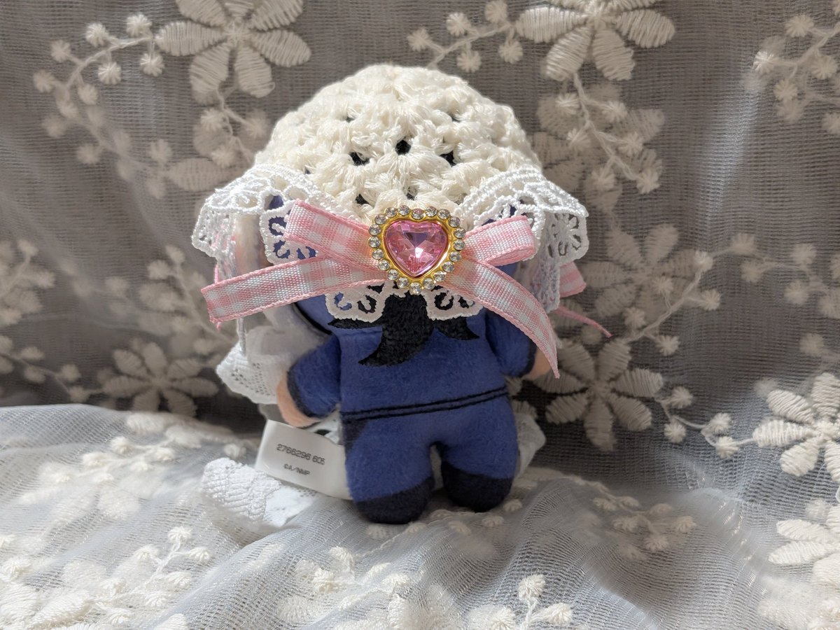 howafuwanui's tweet photo. このハートのおかげ？で、セボンスター感があるバブーシュカになった

#ほわぬいといっしょ 
#rnkn手芸部 https://t.co/OAdivLMe5w