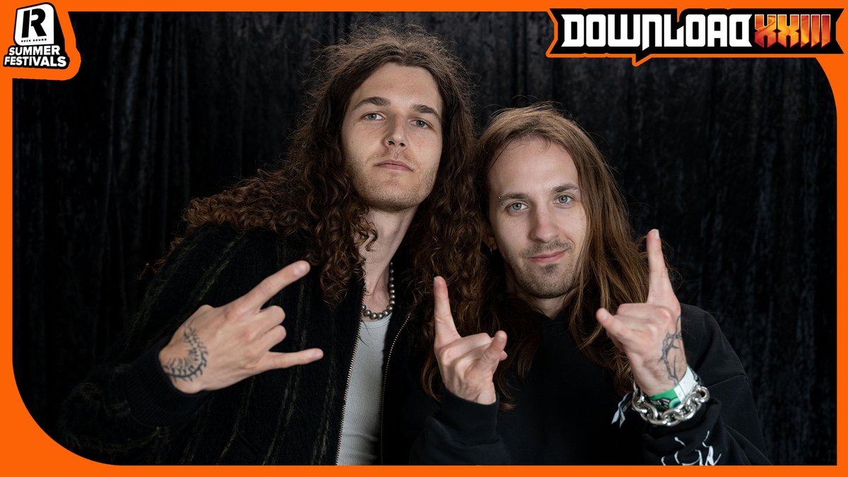 rocksound's tweet photo. Return To Dust chat with us backstage at Download Festival 2026 about touring with Yungblud and their recent cover of Outkast's 'Hey Ya!' https://t.co/avVANQ2JGl https://t.co/VA7XFwbbHY