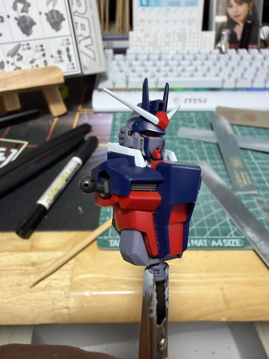 mappo3151's tweet photo. レジェンド男前やなあ。フラッグカットしました。
#ガンプラ
#ガンプラ好きな人と繋がりたい 
#めいぷらチャンネル https://t.co/WkJGsE9FVa