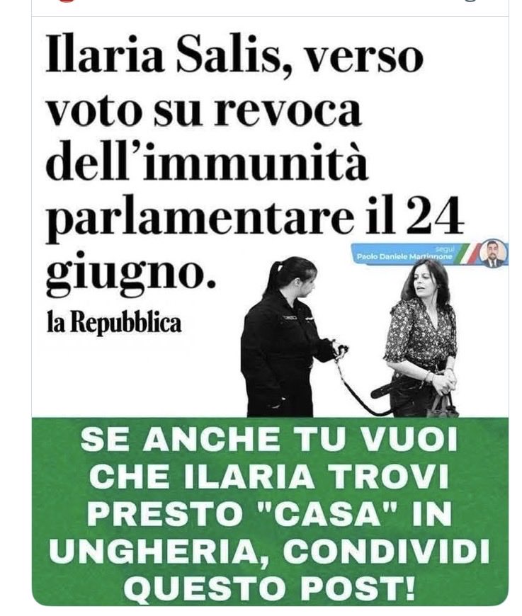 abbracadabra6's tweet photo. @SalisIlaria Qua se c’e’ una che fa pena e speriamo paghi e’ lei signorina https://t.co/Wgc4ITImGN